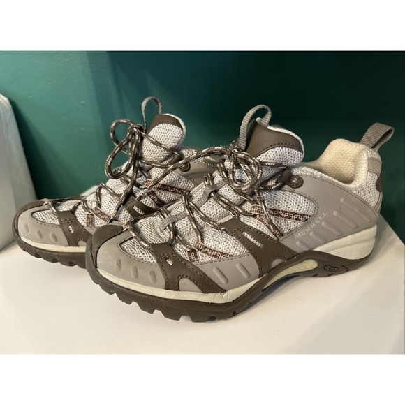 Merrel Magellan Elephant/Pink Women's Size 6 Hiking Sneakers J58282 EUC - Picture 1 of 7